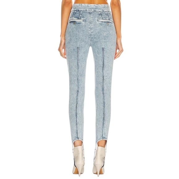 Isabel Marant Nanouli Acid Wash Stirrup Jeans Size 38 - Picture 2 of 11